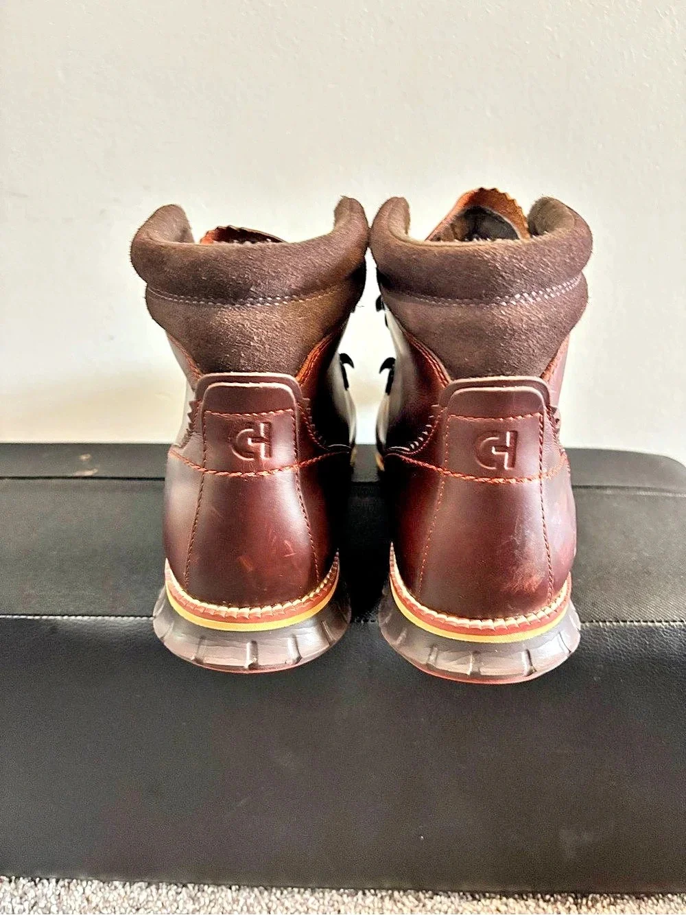 Cole Haan Zerogrand Leather Hiker Boot Brown US 10.5 Mint condition. Wore once
